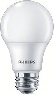 PHILIPS LED Frosted Non-Dimmable A19 Light Bulb - EyeComfort Flicker Free - 8.8W = 60W - 800 Lumen - Daylight (5000K) - E26 Base - Indoor - Title 20