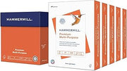 Hammermill Printer Paper, Premium Multipurpose Paper 24 lb, 8.5 x 11-5 Ream (2,500 Sheets) - 97 Bright, Made in the USA, 105810C