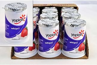Yoplait Whips Strawberry Mist Yogurt, 4 Ounce - 12 per case.