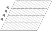HOSHIZAKI HS-5052 Industrial Strength Shelf w/ 1-Section, Epoxy