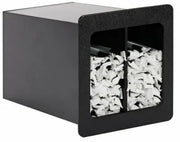 Built-in Wrapped Straw Organizer by DISPENSE-RITE – One Size, polystyrene, Black, Model FMVS-2LBT