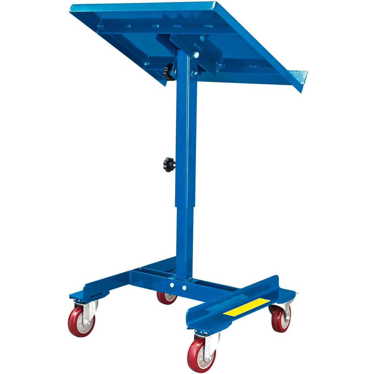 Height Adjustable Tilting Work Table with Friction Screw by Global Industrial – 23"L x 22"W x 8"H, Steel, Blue, Model TWS150