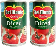 Del Monte Foods Diced Tomato, 14.5 oz (Pack of 2)