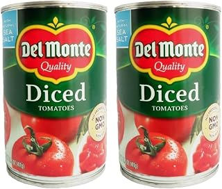Del Monte Foods Diced Tomato, 14.5 oz (Pack of 2)