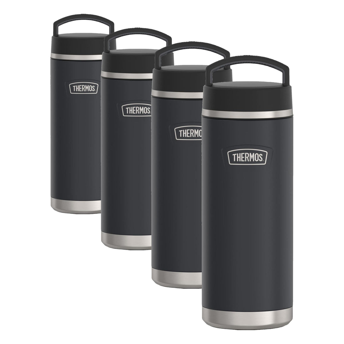 THERMOS Granite / 32 Ounces (Pack of 4) / Classic Sports Water Bottles