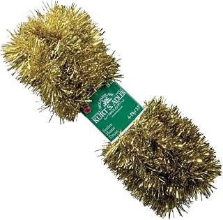 Gold Tinsel Garland 15ft 4 Ply Christmas Garland