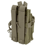 Loaded Gear CX-950 Dual Stacked Mag Pouch by Barska – One Size, Polyester, OD Green, Model BI13016