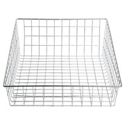 Bakery Tray Rectangular Chrome-Plated Wire - 14" L x 20" W x 3" to 6" H by WIRECRAFT MANUFACTURING COMPANY – 20" x 14" x 3", Wire, Chrome, Model WCH0114
