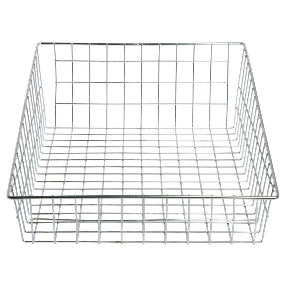 Bakery Tray Rectangular Chrome-Plated Wire - 14" L x 20" W x 3" to 6" H by WIRECRAFT MANUFACTURING COMPANY – 20" x 14" x 3", Wire, Chrome, Model WCH0114
