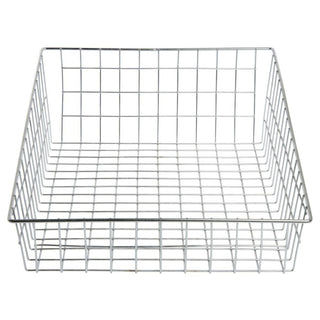 Bakery Tray Rectangular Chrome-Plated Wire - 14" L x 20" W x 3" to 6" H by WIRECRAFT MANUFACTURING COMPANY – 20" x 14" x 3", Wire, Chrome, Model WCH0114