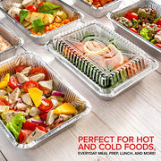 Stock Your Home 2 lb / 100 Pack / Silver Disposable Cookware