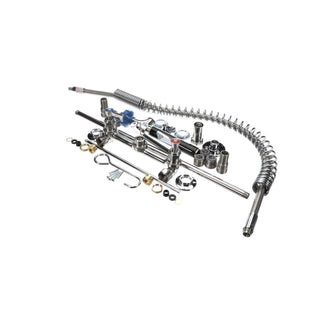 Stainless Steel 8" Pre-Rinse with EZ-Install Adapters by Fisher – 37.75"H, Stainless Steel, Model 52922