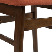 Wooden Dining Chairs with Cushioned Seat Set of by Starlight Canyon Home – Wood, Orange, Pack of 2