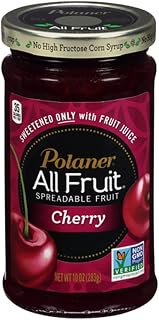 Polaner Cherry All Fruit Spread with Fiber 10 oz (Pack of 12)