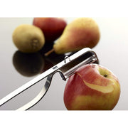 12520 Hangable Potato Peeler by GEFU – 17 x 4 x 1 cm, Alloy Steel, Silver, Model GF12520