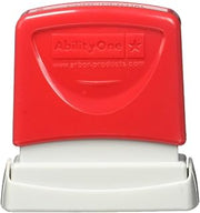 AbilityOne Pre-Inked Message Stamp - One-Color Title Stamp Confidential, Red Ink 7520-01-419-5949
