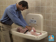 KB20000 Horizontal Baby Changing Station by Koala Kare – 1 Count (Pack of 1), Bamboo, Beige, Model KB200-00