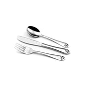 3 Piece Kids Flatware Set Soccer by Amefa – 3 years, Stainless Steel, Pack of 3, Model 842200G020A30