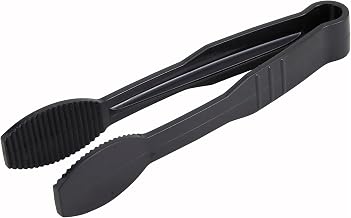 PUTF-6K - 6" Flat Tongs, Polycarbonate - Black