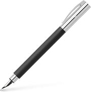 Faber-Castell Ambition Fountain Pen, Black Resin - Medium