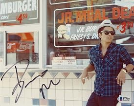 BRUNO MARS SIGNED AUTOGRAPH 8X10 PHOTO VERY RARE W/BECKETT AUTHENTICATION BAS COA - - DOO-WOPS & HOOLIGANS SINGER, UNORTHODOX JUKEBOX, 24K MAGIC, AN EVENING WITH SILK SONIC W/ANDERSON .PAAK