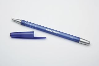 AbilityOne 7520013576843 - Rubberized/Refillable Ballpoint Pen - Medium Point - Blue Ink - 12 units