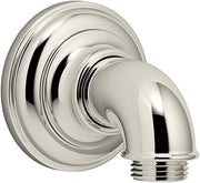 Kohler K-72796-SN Artifacts Wall-mount supply elbow, Vibrant Polished Nickel