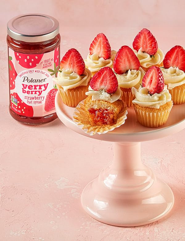 Verry Berry Fruit Spread by Polaner – 15.25 ounces, Strawberry, Model 1168068
