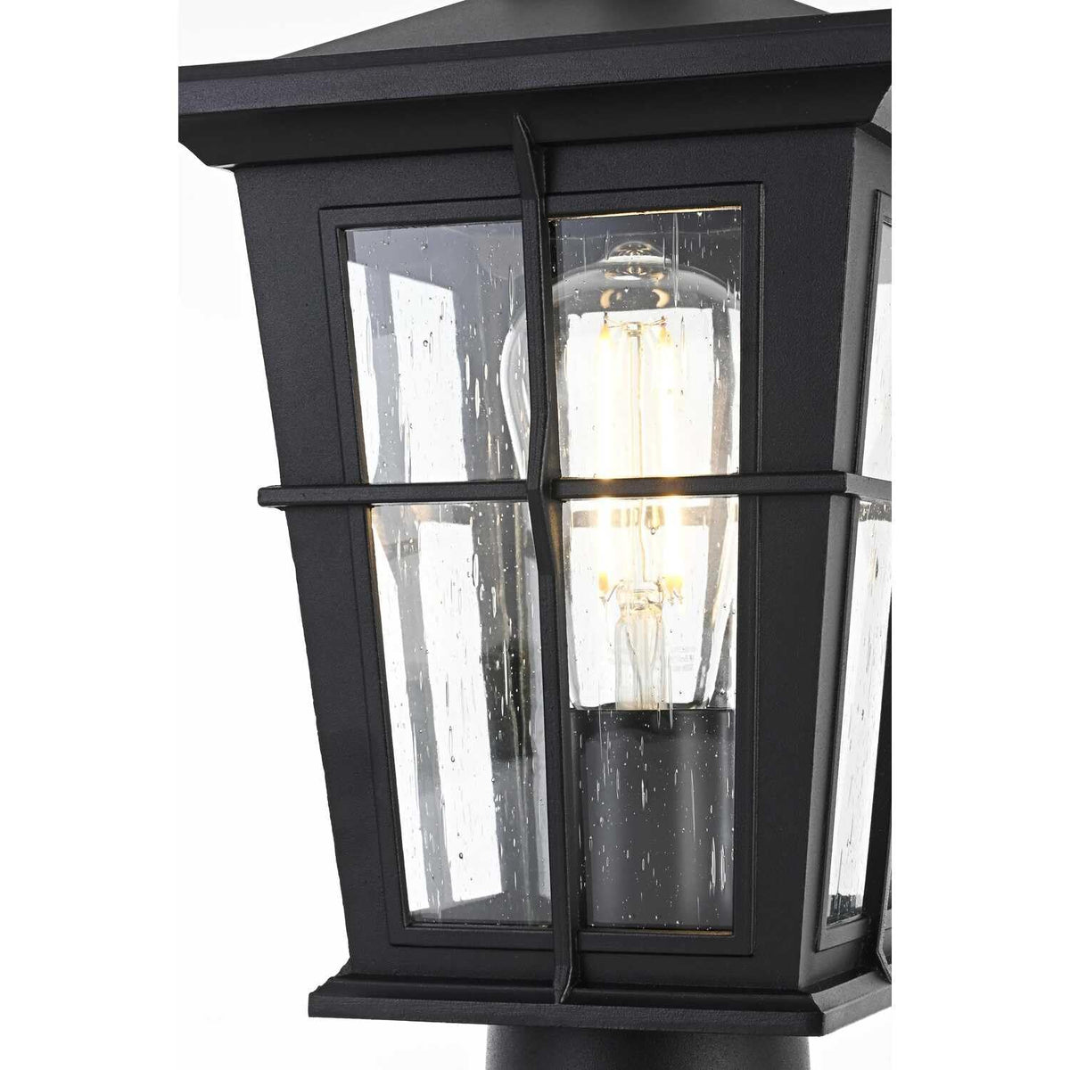 One Light Outdoor Post Mount Black by Bodine – Black