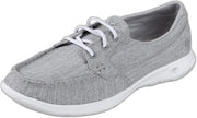 Women's Go Walk Lite - Isla Boat Shoe by Skechers – 5.5, Grey, Pack of 2, Model 15433-37-5.5 M US