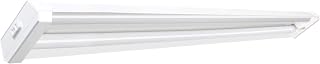 Feit Electric LED 4' 2-Lamp Utility Shop Light, Pull Chain, Linkable with Backplate, 4000K Pack of 8
