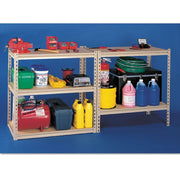 Tennsco LSS361872 Stur-D-Stor Shelving Five-Shelf 36w x 18d x 72h Sand by Sharpie – 36 by 18-1/2 by 73-Inch, Alloy Steel, Sand, Model LSS-361872