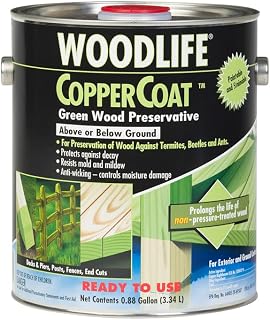 8-Pack of .9 gal Zinsser 01901A Green Wolman, WoodLife Coppercoat