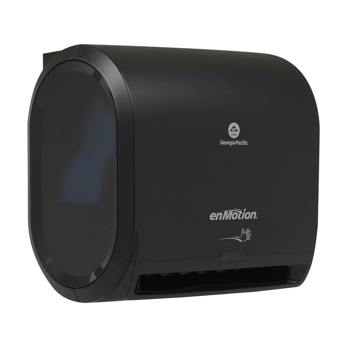 enMotion Georgia‑Pacific (by GP PRO) Impulse 10 in 1‑Roll Automated Touchless Paper Towel Dispenser, Black, 59488A