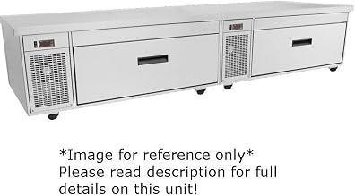 FX-2CSRE Flexible Two Drawer Refrigerator or Freezer Chef Stand 76"W (6.0 Cubic Feet)