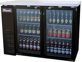 Migali C-BB48G-HC 48″ Glass Door Back Bar Refrigerator