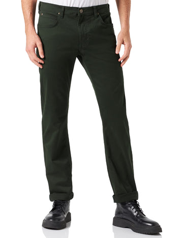 Daren Zip Fly Homme Jeans by Lee – Cotton Elastane, Kelp, Model L707AXIN