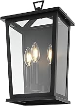 Richmond Three Light Outdoor Wall Sconce Black