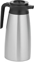 BUNN 1.9 Liter Thermal Pitcher, Stainless Steel/black