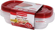 Rubbermaid Take Alongs Rectangle Containers with Lids - 3 CT