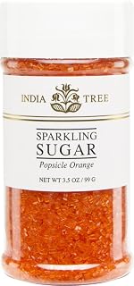 India Tree Sparkling Sugar - Orange - 3.5 oz