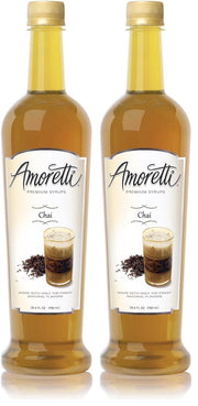 Amoretti Chai / 25.4 Fl Oz (Pack of 2) / 1 Syrups