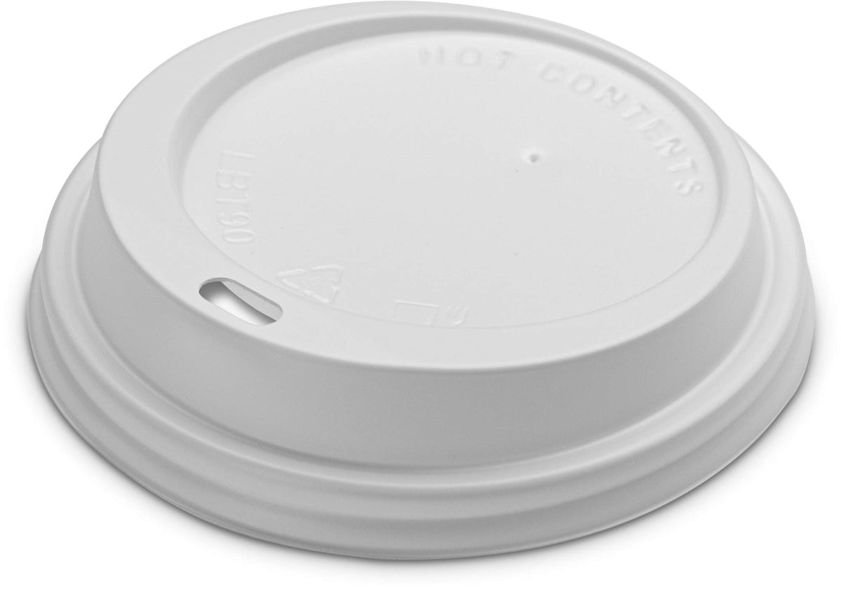 PaperMade Disposable Coffee Cup Lids, Dome Fits 10-20 oz, White, 1000 Count