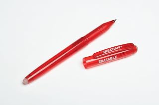 AbilityOne SKILCRAFT Erasable Re-Write Gel Stick Pen 7520-01-658-0387: Dozen, 12 Item(s)