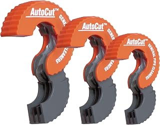 General Pipe Cleaners ATC-3PK AutoCut 3-Piece Copper Tubing Cutter Kit (1/2", 3/4" & 1" Cutters)