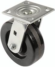 8" Plastic Wheel, Heavy Duty Swivel Plate Caster, 800 Lb. Capacity