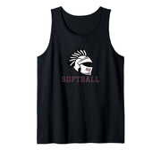 Curtis High School Warriors Softball Tank Top by Curtis High School, Staten Island, NY 10301 – Black, Model M68TEY47MM7