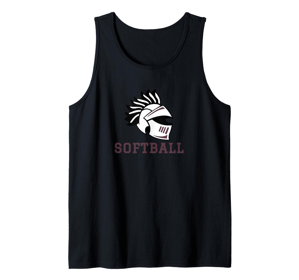 Curtis High School Warriors Softball Tank Top by Curtis High School, Staten Island, NY 10301 – Black, Model M68TEY47MM7