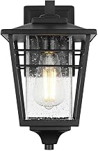 Croskey One Light Outdoor Wall Sconce Black