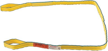 Global Industrial Polyester Eye & Eye Web Sling w/Durable Edge, 10'L x 2"W